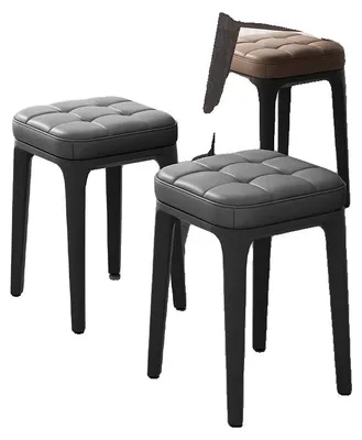 Produktbild von Barhocker, Kunstleder, Ergonomisches Design, Grau