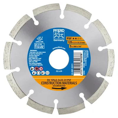 Produktbild von PFERD 68012221, 2,22 cm, 2,2 mm, 12200 RPM, Deutschland, 164 g, 155 mm