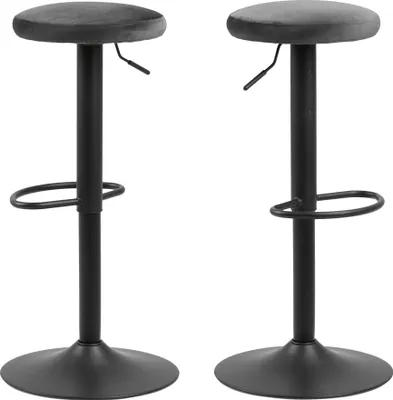 Produktbild von (2er Set) Finurly Barhocker grau.