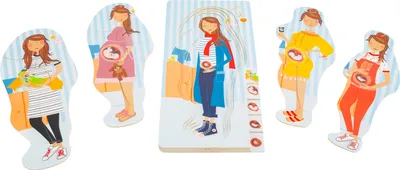 Produktbild von Schichtenpuzzle Schwangerschaft