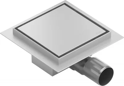 Obrázok produktu pre Mexen Flat podlahový odtok štvorcový 12 x 12 cm, chrómová - 1010012