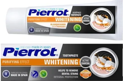 Image de Pierrot Dentifrice Whitening Charcoal 75 ml