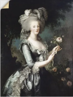 Produktbild von ARTland Wandbild, selbstklebend Marie Antoinette, 1783 Größe: 30x40 cm