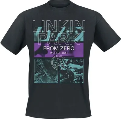 Produktbild von Linkin Park T-Shirt Uni From Zero To World Tour schwarz M