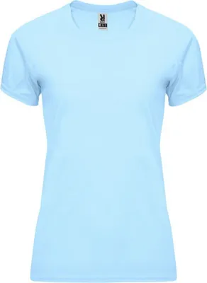 Imagen del producto de Roly - Camiseta para mujer "Bahrain" - Manga corta deportiva PF4340 (Talla S) (Azul celeste)