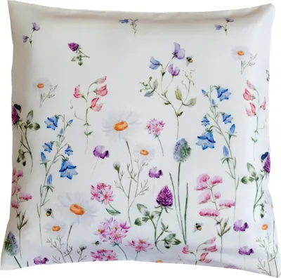 Produktbild von Kissenhülle 40 x 40 cm mit Druck Blumenwiese 40 x 40 cm Kissenhülle