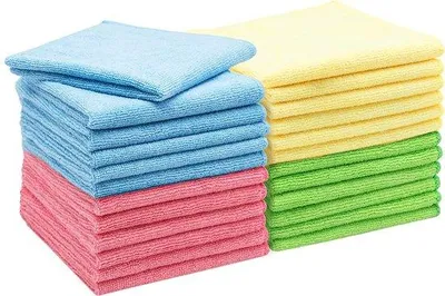 Produktbild von Famanu Mikrofasertücher Set 24 Stück - 32x32 cm, 270 g/m², farbenfroh