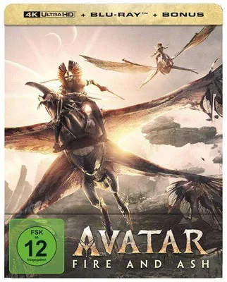 Produktbild von Avatar: Fire and Ash. UHD + Blu-ray (Limited Steelbook)