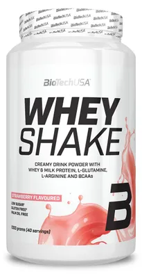Produktbild von Biotech USA Whey Shake 1000g Erdbeere