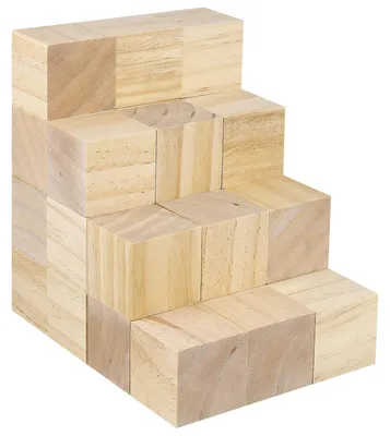 Produktbild von 30 Holzwürfel, 50 x 50 x 50 mm, für Bastelarbeiten