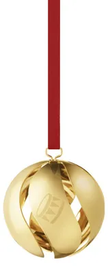 Obrázok produktu pre Georg Jensen – Vianočná guľa 2026, pozlátená