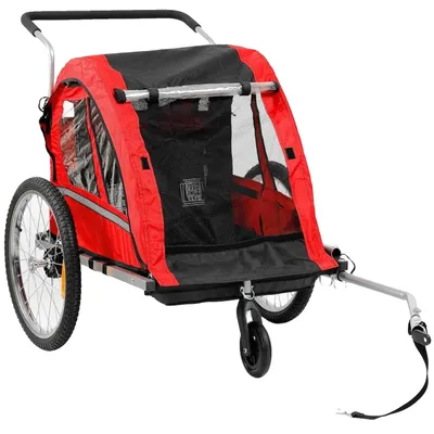 Image de Remorque pour vélo, avec suspension, design pliable, modèle BT511