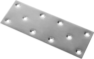 Produktbild von Edelstahl Lochblech Blech Lochplatte Holzverbinder Flachverbinder Verbinder 140x50mm