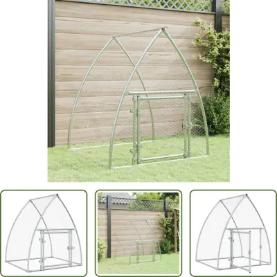 Obrázok produktu pre The Living Store Klietka pre kurčatá Silver 100x105x120 cm Pozinkovaná oceľ