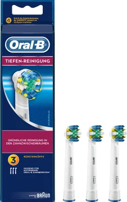Produktbild von Oral-B Tiefenreinigung Aufsteckbürsten für elektrische Zahnbürsten, 3 Stück