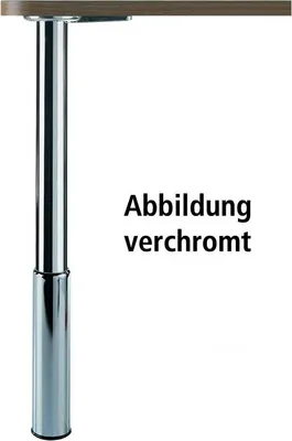 Produktbild von Stützfuß STUDIO 645186 mit Verstellhülse Edelstahloptik 88 x 5 cm