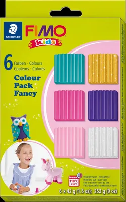 Produktbild von FIMO kids Colour Pack - girlie 6x42g, 1Stück