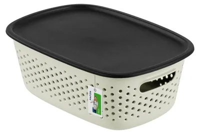 Produktbild von PAFEN Aufbewahrungskorb 3.5L Weiss - 19 x 14 x 16 cm