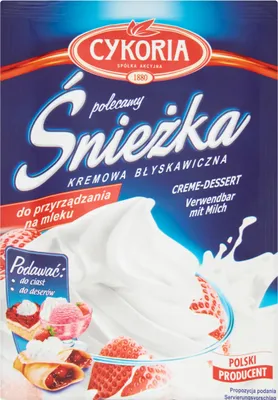 Zdjęcie produktu dla CYK Śnieżka Proszek do Ubijania z Mlekiem 60 g