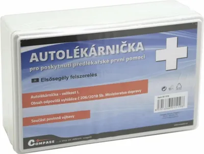 Obrázek produktu pro Compass 91519 - Lékárnička I. plastová velká 206/2018 sb.