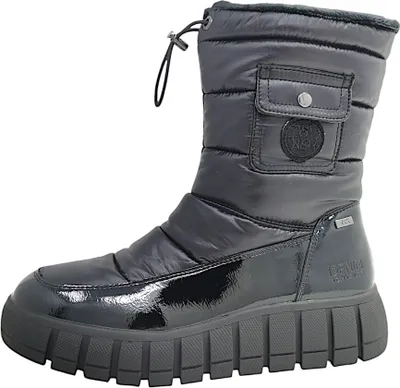 Produktbild von Tom Tailor Damenschuhe Stiefel Gefüttert Schwarz Freizeit, Schuhgröße:37 EU