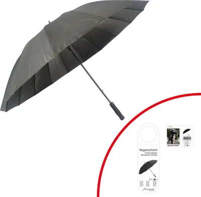Produktbild von Antonio Regenschirm Mini schwarz