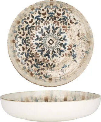 Zdjęcie produktu dla Rinart Talerz głęboki - Aztec - Porcelana - 26 cm (2000cc)