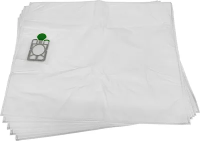 Produktbild von vhbw 5x Staubbeutel kompatibel mit Numatic NVDQ900, NVD750, NVD750S, NVQ900, WVD900, WV570, WV900 Staubsauger - 40cm x 29cm Weiß