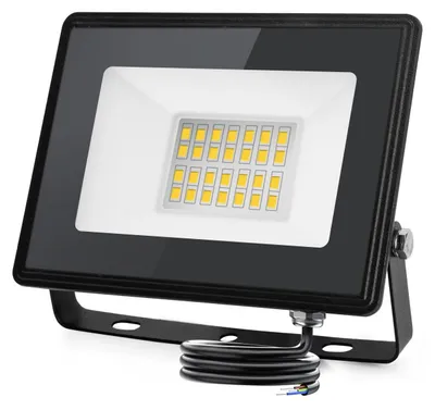 LED-Außenstrahler 20 W, 2050 lm, IP65, 4000 K, für Garten & Terrasse
