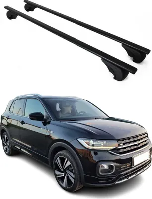 Obrázek produktu pro Příčné střešní nosiče pro VW T-Cross 2018–2024, černá