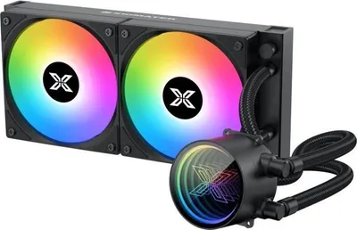 Image de Watercooling AIO XIGMATEK Fenix II 240, 2x120mm ARGB, Compatible Intel/AMD, Noir