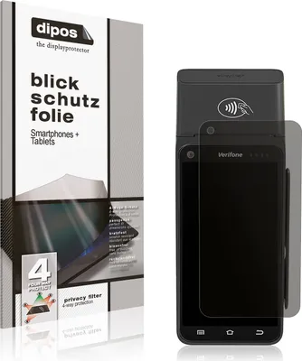 Produktbild von Blickschutzfolie für Verifone T650p matt Schutzfolie Folie Display Schutz dipos