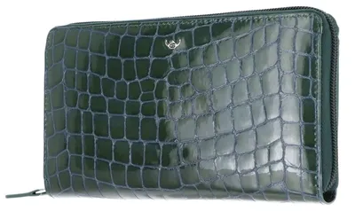 Produktbild von Golden Head Leder Geldbörse Cayenne RFID Protect RV-Damenbörse 2820 Grün - Blau Limited dunkelgrün