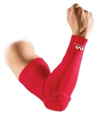 Image de Mcdavid Manchon de protection coude power shooter Hexpad rouge