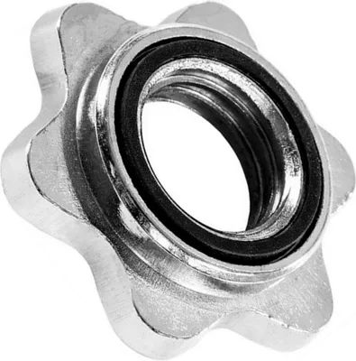 Produktbild von Hantelzubehör Sternverschluss aus Stahl für Hantelstangen 28mm mit Gewinde