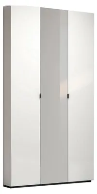 Produktbild von Großer Mehrzweckschrank Rustenburg, Multifunktionale Möbel, Schuhschrank, Besenschrank, Italy, 11x19h200 cm, Glänzendes Weiß