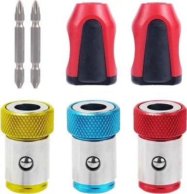 Magnetische Schraubendreherhalter Set für 6,35 mm Sechskantschraubendreher - 7 Stück