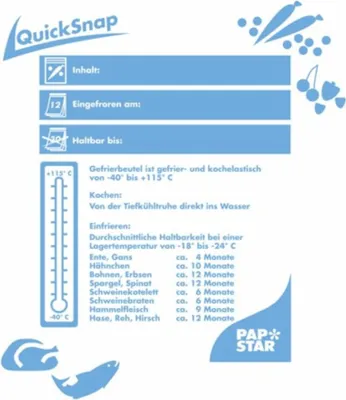 Produktbild von Papstar 14193, 1 l, Transparent, 200 mm, 180 mm, 20 Stück(e), Box