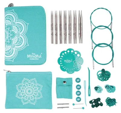 Produktbild von Austauschbare Rundstricknadeln Set mit 7 Größen in Etui