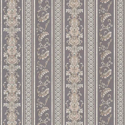Image de Profhome 335475-GU Papier peint baroque mat argent gris 5,33 m2
