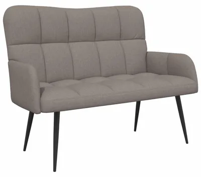 Obrázok produktu pre vidaXL dvojmiestna pohovka, farba taupe, 115 x 61 x 87 cm, látka