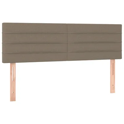 Obrázok produktu pre vidaXL Čelo postele, farba taupe, 144 x 5 x 78/88 cm, látka