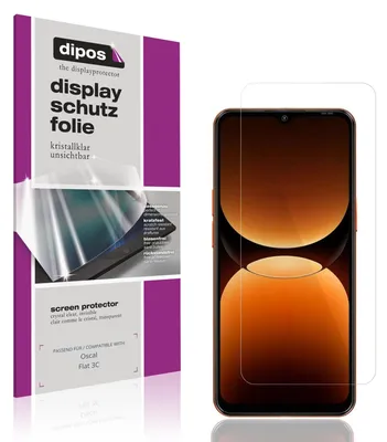 Produktbild von 4x Schutzfolie für Oscal Flat 3C klar Displayschutzfolie Folie Display Schutz dipos