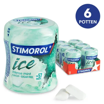Produktbild von Stimorol Ice Intense Mint Flasche (6x80gr)
