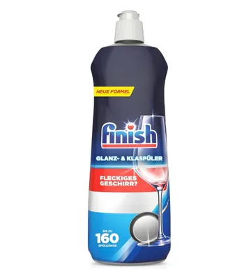 Produktbild von Finish 3047030, Geschirrspüler-Klarspüler, Flüssigkeit, 400 ml, 5 - 15% nichtionische Tenside. Konservierungsmittel, Methylchloroisothiazolinone,..., 1 Stück(e), Flasche