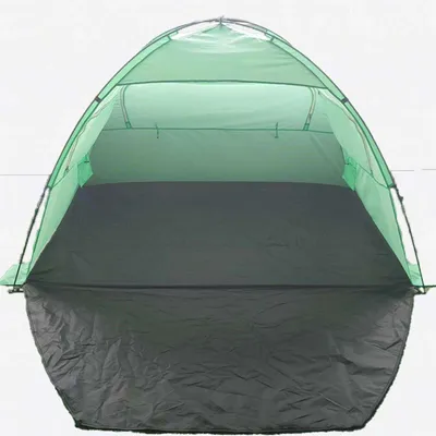 Image de ZELURXX Tente de plage à montage instantané, protection UV UPF50+, 3-4 personnes, coupe-vent, respirante, portable, imperméable, camping, plein air