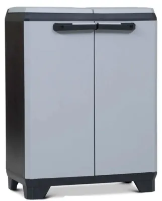 Produktbild von Keter 17206899, 220 l, Quadratisch, Polypropylen (PP), Grau, Polypropylen, 680 mm