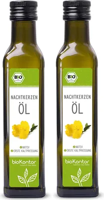 Produktbild von Nachtkerzenöl 500ml (2x 250 ml) I nativ und kaltgepresst I 100% rein von bioKontor