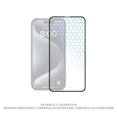 Produktbild von prio 3D Anti-Scratch Tempered Glass für iPhone 16 Pro (6,3 Zoll) schwarz
