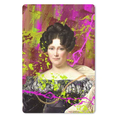 Produktbild von MuchoWow® Mauspad Mousepad Johanna Henriette Engelen - Dubois Drahonet - Neon 18x27 cm - Mousepads - Maus Mat - Pad - Mausunterlage